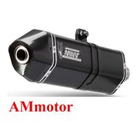 MIVV Silencieux Speed Edge pour Tiger Explorer 1200 Inox Noir 2016-2018