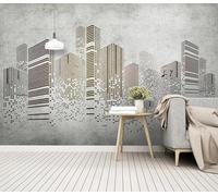 MIWEI Wallpaper Papier Peint Panoramique Architecture Urbaine Vintage Papier Peint Intissé 3D Tapisserie Decoration Chambre Salon Murale -KX06889, 310x250cm