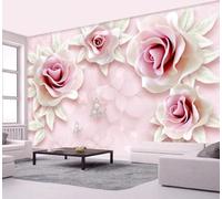 MIWEI Wallpaper Papier Peint Panoramique Fleurs Box Minimalistes Papier Peint Intissé 3D Tapisserie Decoration Chambre Salon Murale -KX17778, 300x210cm