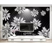 MIWEI Wallpaper Papier Peint Panoramique Idées Abstraites Boules Rondes Papier Peint Intissé 3D Tapisserie Decoration Chambre Salon Murale -KX13247, 430x300cm