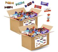 MIX CHOCOLATÉ | 2x100 Bonbons au chocolat Kinder, Célébrations, Milka, Daim | 2x760 g de friandises à partager