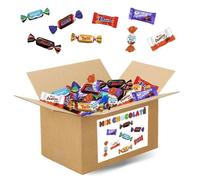 MIX CHOCOLATÉ NOEL | Assortiment de 250 Bonbons au chocolat Kinder, Célébrations, Milka, Daim | 1.980 kgs de Friandises