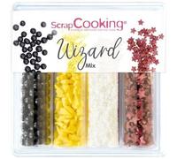 Mix de 4 décors sucrés en tube - SCRAPCOOKING - Wizard (sorcier)