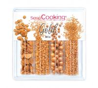 Mix de décors sucrés dorés 62 g Scrapcooking