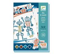 Mix et match tampons alien robots multicolore TU