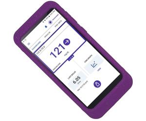 Mix Étui en silicone pour récepteur Omnipod 5 (surveillance continue du glucose) (violet pailleté)