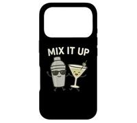 Mix It Up - Verre à Martini et Shaker à Cocktail Amusant Coque pour iPhone 17 Pro
