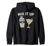 Mix It Up - Verre à Martini et Shaker à Cocktail Amusant Sweat à Capuche