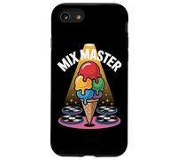 Mix Master DJ Glace Disques Vinyl Coque pour iPhone SE (2020) / 7/8
