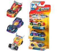 Mix 'N Race 3 Pack - Pack de 3 Voitures à Collectionner - Voitures Amovibles en Deux Parties et avec pièces interchangeables - Pack 2/8