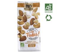 Mix oléagineux grillées sans sel en sachet de 125g x7 Les Fadas de Fruits Secs