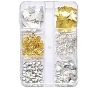 Mix Shaped Nails Charm Papillons Creux Nail Art Charm Accessoires de manucure Métal Ongles Décorations pour ongles en acrylique