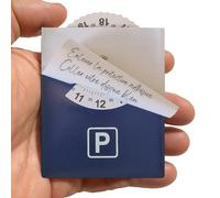 MIX WIT X 2 Disque de Stationnement Adhésif pour Zone Bleue | Disque Horodateur | Matière Anti UV ☼| Dimensions 8,5 X 7 cm | Marque Française © (2)