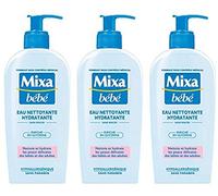 Mixa Bébé Eau nettoyante hydratante – Glycérine, sans rincer – Hypoallergénique 250 ml