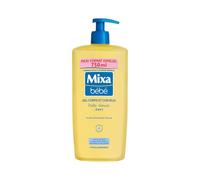 Mixa Bébé Gel 2 en 1 Corps et Cheveux Très Doux - À l'Huile d’Amande Douce -Hypoallergénique - pH Neutre - Maxi Format Familial 750 ml