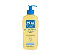 Mixa Gel bébé 2 en 1 très doux corps et cheveux – à l'huile d'amande douce – 250 ml