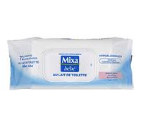 Mixa - Bébé Lingettes ultra-douces au lait de toilette, sans rincer Le paquet de 72 lingettes( Prix Unitaire ) - Envoi Rapide Et Soignée