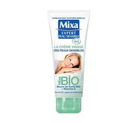 Mixa Crème Visage Bio – Peaux sensibles – 2 x 100 ml