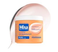 MIXA Crème Anti-Dessèchement Hydratation 48H Peaux Sèches Sensibles 400ml | Huiles végétales karité amande douce soja, Enrichie glycérine, Hypoallergénique contrôle médical, Toute famille bébés
