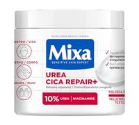 Mixa Crème Corporelle Urea CICA Repair+ pour Peaux très sèches avec 10% de [urée + panthénol] Lisse, réduit la rugosité et apaise - Convient aux Peaux sensibles - 400 ML