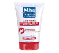 MIXA - Crème Mains Cicatrisante Soin Intensif pour Peaux Sèches, Tube 50ml - Lot De 4