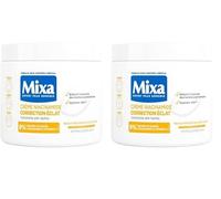 Mixa - Crème Niacinamide Correction Éclat - Crème Hydratante Anti-Taches au Beurre de Karité, à la Niacinamide et à la Vitamine C - Adaptée au Visage, Corps et Mains - Hypoallergénique - 400ml