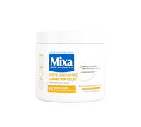 Mixa - Crème Niacinamide Correction Éclat - Crème Hydratante Anti-Taches au Beurre de Karité, à la Niacinamide et à la Vitamine C - Adaptée au Visage, Corps et Mains - Hypoallergénique - 400ml