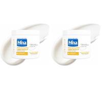 Mixa - Crème Niacinamide Correction Éclat - Crème Hydratante Anti-Taches au Beurre de Karité, à la Niacinamide et à la Vitamine C - Adaptée au Visage, Corps et Mains - Hypoallergénique - 400ml