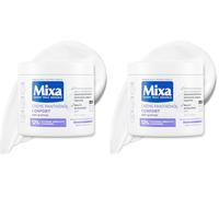 Mixa - Crème Panthénol Confort - Anti-Démangeaisons - Peaux Très Sèches et Réactives - Visage, Corps, Mains - Bébé, Enfant, Adulte Hypoallergénique - Sans Parfum - 400ml (Lot de 2)