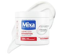 Mixa Expert Peau Sensible Crème Cica Réparation Peaux Sèches 400ml | Urée et Niacinamide, Protection 48h, Lisse rugosités dès 1ère application, Testé 7000 peaux sensibles, Hypoallergénique