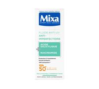 Mixa Fluide quotidien anti-UV & anti-imperfections SPF 50+ acide salicylique et niacinamide 40 ml