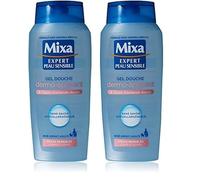 Mixa Gel Douche Dermo-Apaisant à l'Huile d'Amande Douce 1 Unité x 400 ml (Lot de 2)