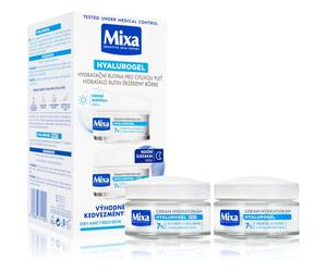 Mixa Hyalurogel crème jour et nuit à l'acide hyaluronique 2x50 ml