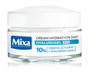 Mixa Hyalurogel Rich crème hydratante visage à l'acide hyaluronique 50 ml