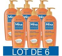 Mixa Intensif Lait Corps Nutritif Satinant - Peaux Sèches - 250 Ml X6