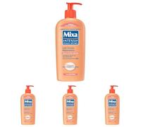 Mixa Intensif Nourrit Peaux Sèches Lait Corps Réparateur, 340g (Lot de 4)