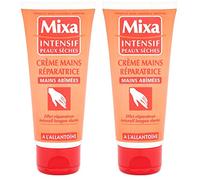 Mixa Intensif Peaux Sèches - Crème Mains Réparatrice Mains Abîmées à l'Allantoïne - 100 ml - Lot de 2