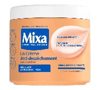 MIXA - La Crème Anti-Dessèchement Multi-Usages - Hydratation 48H & Apaisement - Huiles 100% Végétales (Karité, Amande Douce, Soja) - Peaux Sèches et Sensibles - 400ml