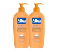 Mixa - Lot de 2 Autobronzant - Lait Corps Effet Soleil 250ml - Hâle Doré Naturel Progressif et Uniforme - Peaux Claires - Hypoallergénique