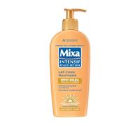 MIXA - Lait Corps Nourrissant Effet Soleil, Douceur Abricot & Karité, Peau Claire (250 mL) - Le lot de 3