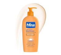 MIXA - Lait Corps Nourrissant Effet Soleil - Hâle Doré Progressif & Nutrition 24H - Beurre de Karité & Huile d’Abricot - Peaux Claires - 250ml