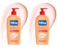 MIXA - Lait Corps Réparateur - Nutrition Intense 72H & Anti-Dessèchement - Allantoïne + Huiles de Karité & Abricot - Peaux Abîmées ou Extra-Sèches - 400ml (Lot de 2)