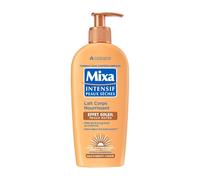MIXA - Lait Hydratant Effet Soleil pour Peaux Mates, Enrichi en Huile d’Abricot et Karité (250mL) - Le lot de 3