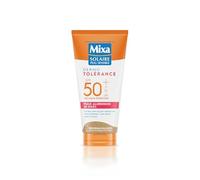 Mixa - Lait Solaire Peaux Allergiques Au Soleil - Très Haute Protection SPF 50+ UVA, UVA longs, UVB - Visage et Corps - Adultes et Enfants - Résistant à l'Eau et au Sable - Hypoallergénique - 175 ml
