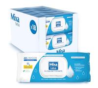 Mixa Lingettes Bébé À L’Eau Nettoyante, Lot de 18 x 48 lingettes