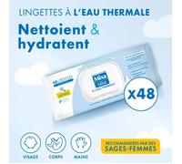 Mixa Lingettes Bébé À L¿Eau Thermale 4x48 Multicolore