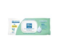 Mixa Lingettes Bébé Nettoyantes A L'Eau Naturelle, Lot de 18 x 48 lingettes