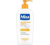 Mixa Lotion hydratante pour le corps, convient pour le visage, le corps et les mains, convient aux peaux sèches et fatiguées, Niacinamide Bright, hypoallergénique, 250 ml