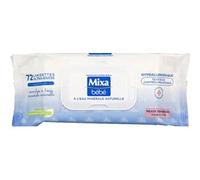 Mixa Mixa lingette eau minerale naturelle - Le paquet de 72 lingettes