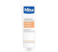 Mixa Nettoyage de la peau de confort anti-fatigue, apaisant, plus uniforme, pour les peaux inégales, pâles et sensibles à la vitamine C et au squalate, adapté pour le visage et le cou